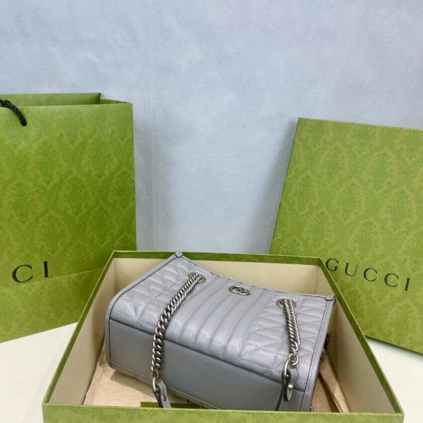 Replica Gucci GG Marmont Small Tote Bag - Style 681483 - Image 11