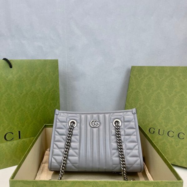 Replica Gucci GG Marmont Small Tote Bag - Style 681483 - Image 5