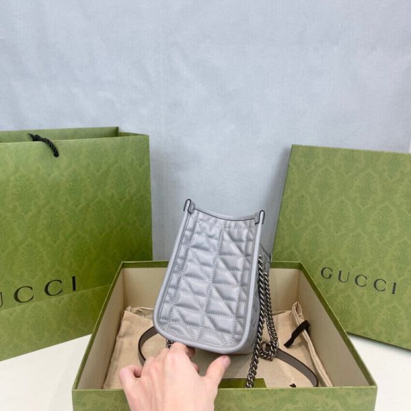 Replica Gucci GG Marmont Small Tote Bag - Style 681483 - Image 9