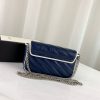 Best Replicas Bags - Replica Gucci GG Marmont Mini Bag 574969 in Blue Shop For Best Louis Vuitton LV Replica Bags With Cheap Price