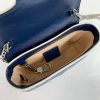 Best Replicas Bags - Replica Gucci GG Marmont Mini Bag 574969 in Blue Shop For Best Louis Vuitton LV Replica Bags With Cheap Price