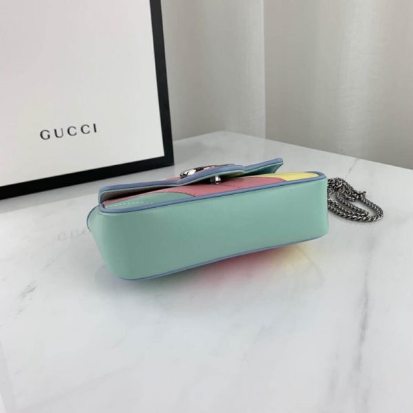 Gucci GG Marmont Super Mini Replica Bag - Pastel & Rainbow - Image 8