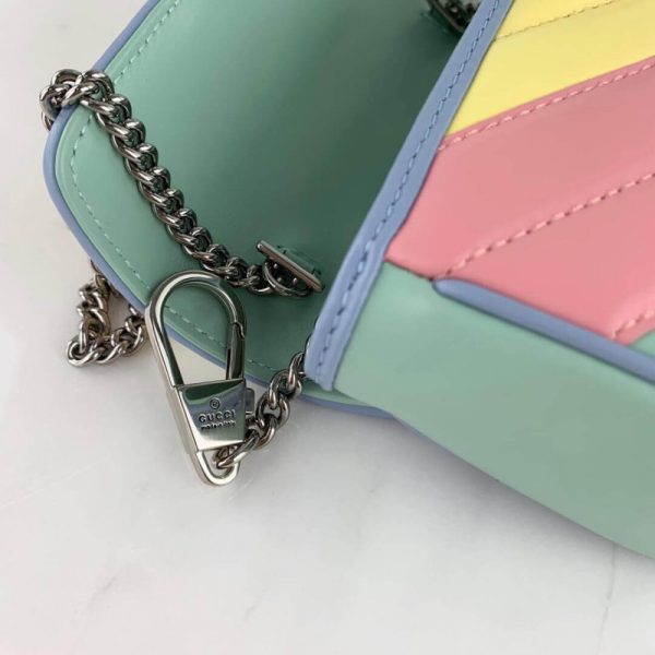 Gucci GG Marmont Super Mini Replica Bag - Pastel & Rainbow - Image 10
