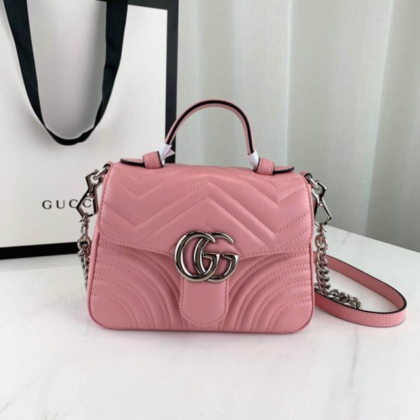 Replica Gucci GG Marmont 22cm Top Handle Bag - Image 3