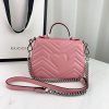 Best Replicas Bags - Replica Gucci GG Marmont 22cm Top Handle Bag Shop For Best Louis Vuitton LV Replica Bags With Cheap Price
