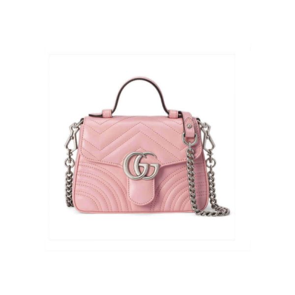 Replica Gucci GG Marmont 22cm Top Handle Bag