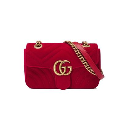 Gucci GG Marmont Velvet Shoulder Bag Replica