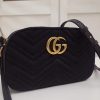 Best Replicas Bags - Replica Gucci GG Marmont Velvet Small Shoulder Bag Shop For Best Louis Vuitton LV Replica Bags With Cheap Price