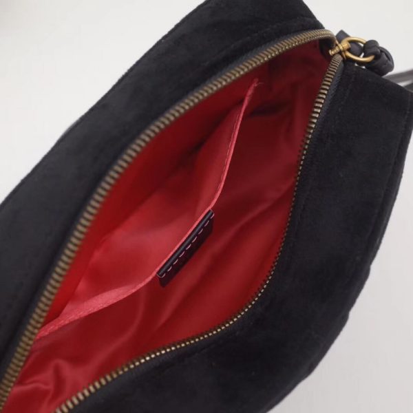 Replica Gucci GG Marmont Velvet Small Shoulder Bag - Image 9