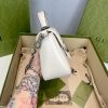 Best Replicas Bags - Replica Gucci GG Marmont Mini Leather Bag, White Handbag Shop For Best Louis Vuitton LV Replica Bags With Cheap Price