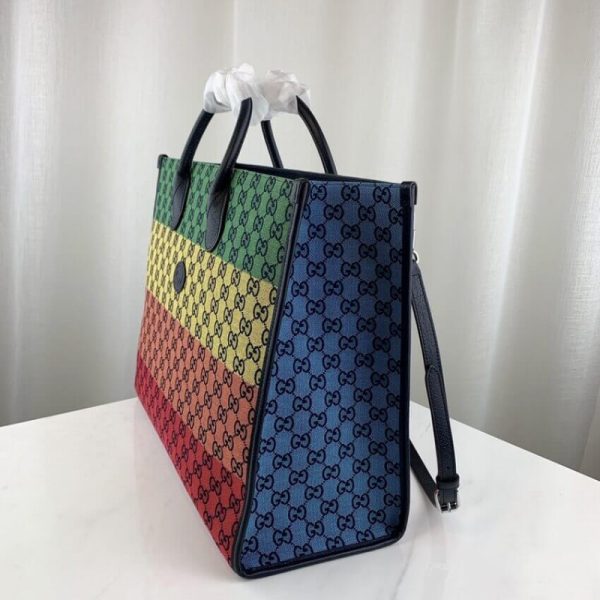 Replica Gucci GG Multicolor Large Tote Bag 659980 - Image 4