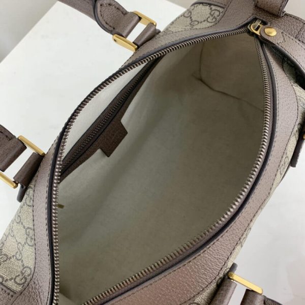Replica Gucci GG Small Duffel Bag with Web Strap - Image 11