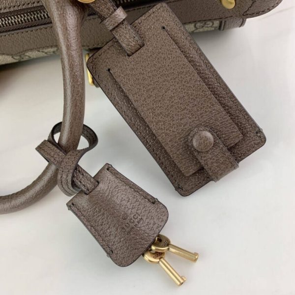 Replica Gucci GG Small Duffel Bag with Web Strap - Image 7