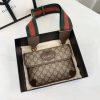 Best Replicas Bags - Gucci GG Supreme Coffee Replica Handbag 489617 Shop For Best Louis Vuitton LV Replica Bags With Cheap Price
