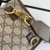 Best Replicas Bags - Gucci GG Supreme Coffee Replica Handbag 489617 Shop For Best Louis Vuitton LV Replica Bags With Cheap Price