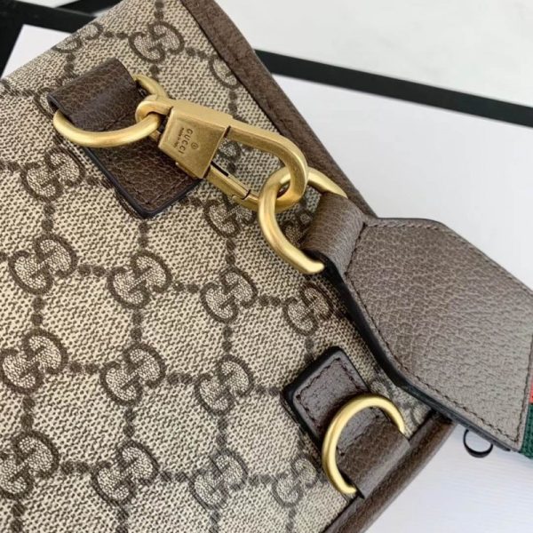 Gucci GG Supreme Coffee Replica Handbag 489617 - Image 7