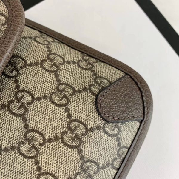 Gucci GG Supreme Coffee Replica Handbag 489617 - Image 8