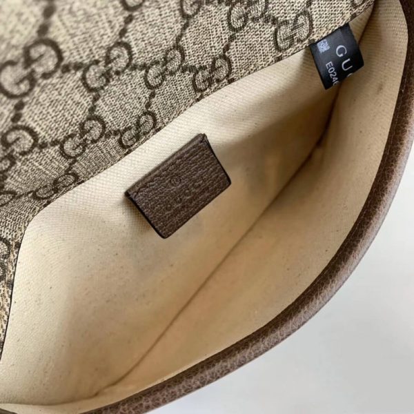 Gucci GG Supreme Coffee Replica Handbag 489617 - Image 10