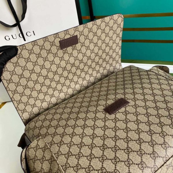 Replica Gucci GG Supreme Baby Diaper Bag - Stylish & Functional - Image 9