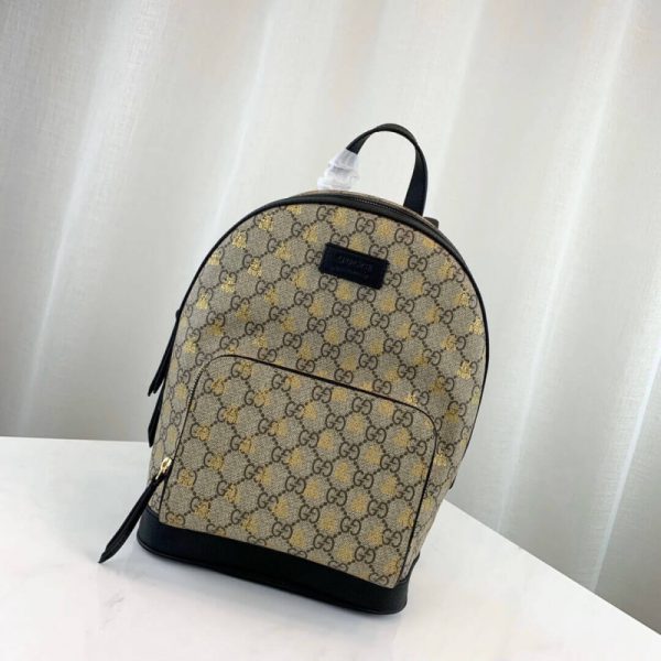 Replica Gucci GG Supreme Bees Backpack 427042 - Image 2