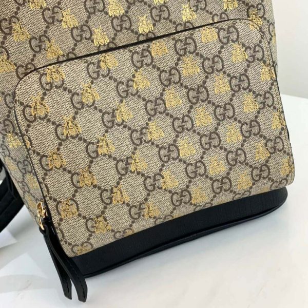 Replica Gucci GG Supreme Bees Backpack 427042 - Image 6