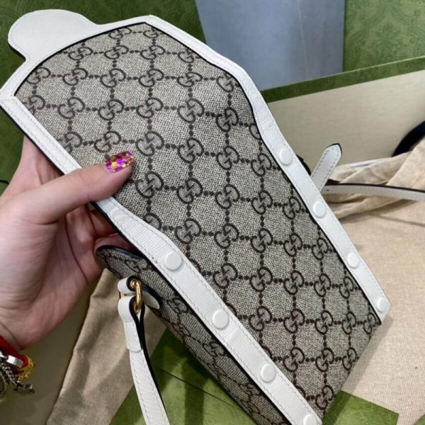 Replica Gucci GG Supreme Mini Horsebit 1955 Bag - Image 13