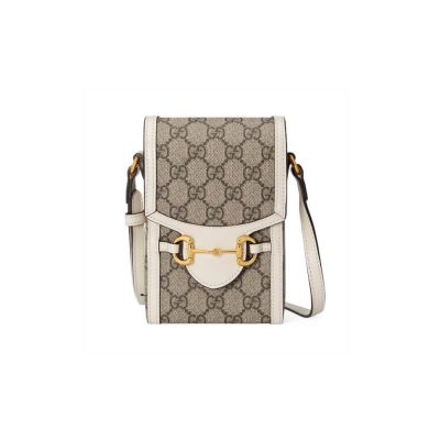 Replica Gucci GG Supreme Mini Horsebit 1955 Bag