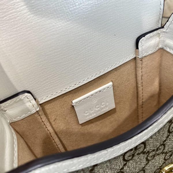 Replica Gucci GG Supreme Mini Horsebit 1955 Bag - Image 10