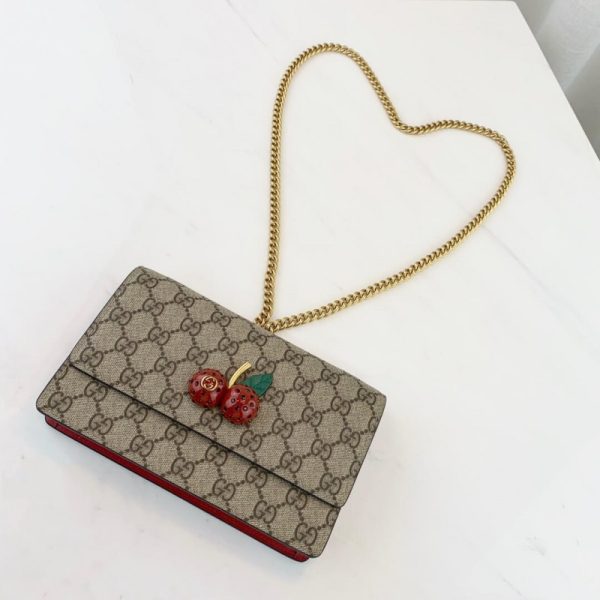 Replica Gucci GG Supreme Cherries Mini Bag MM 481290 - Image 2