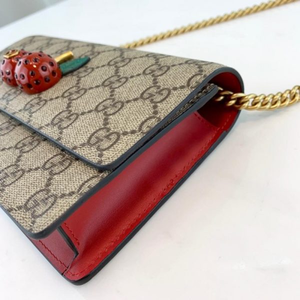 Replica Gucci GG Supreme Cherries Mini Bag MM 481290 - Image 5