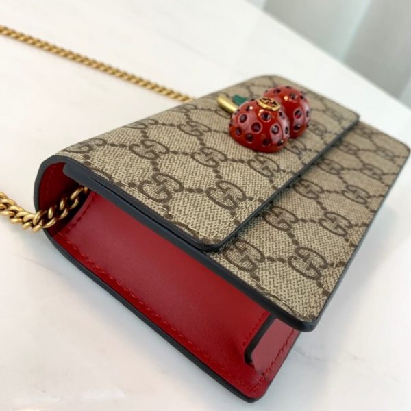 Replica Gucci GG Supreme Mini Bag with Cherries PM 481291 - Image 7