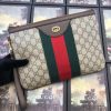 Best Replicas Bags - Replica Gucci GG Supreme Pouch with Authentic Design Shop For Best Louis Vuitton LV Replica Bags With Cheap Price