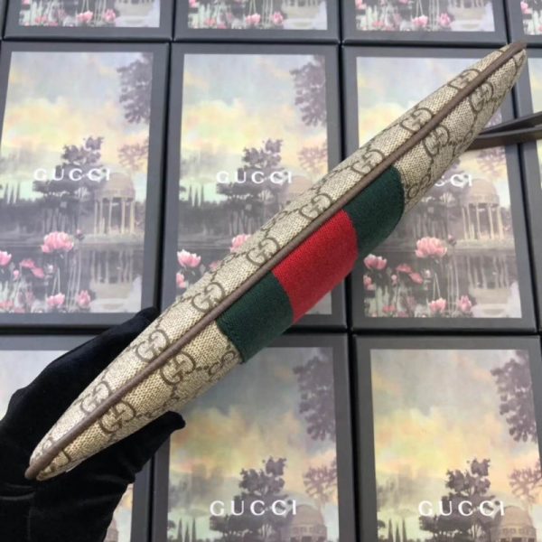 Replica Gucci GG Supreme Pouch with Authentic Design - Image 6