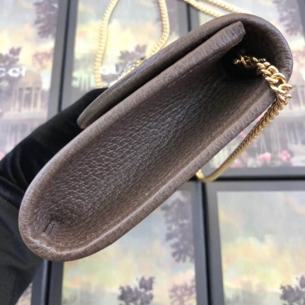 Replica Gucci GG Supreme Rajah Mini Bag in Coffee - Image 5