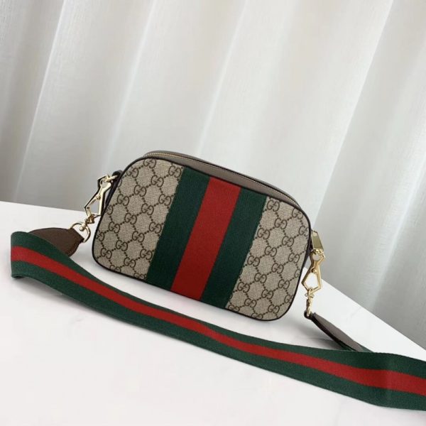 Replica Gucci GG Supreme Coffee Shoulder Bag 575073 - Image 2