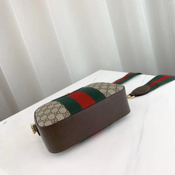 Replica Gucci GG Supreme Coffee Shoulder Bag 575073 - Image 5