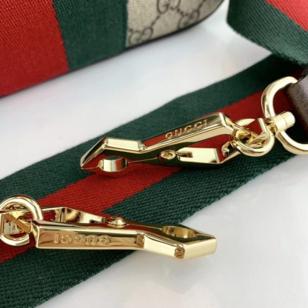 Replica Gucci GG Supreme Coffee Shoulder Bag 575073 - Image 6