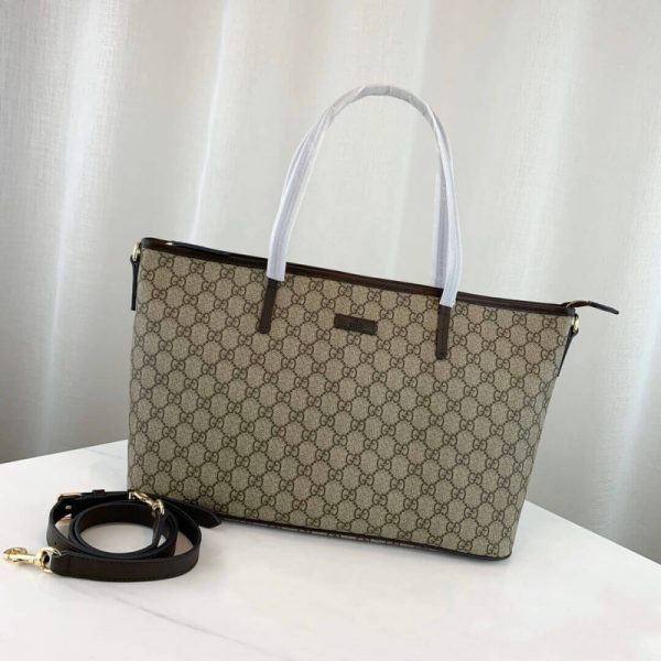 Replica Gucci GG Supreme Medium Zip Tote Bag 353437 - Image 2