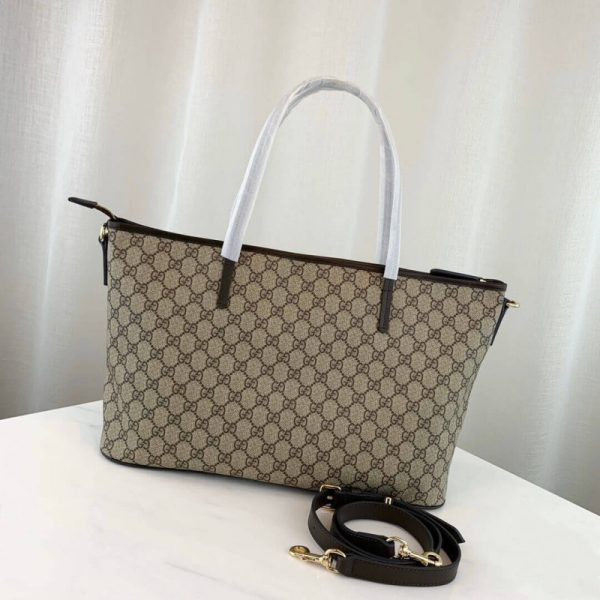 Replica Gucci GG Supreme Medium Zip Tote Bag 353437 - Image 3