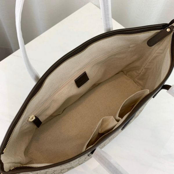 Replica Gucci GG Supreme Medium Zip Tote Bag 353437 - Image 9
