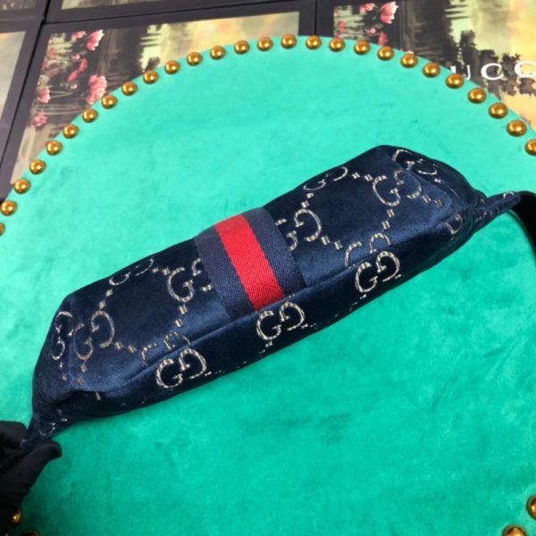 Gucci GG Velvet Replica Belt Bag - Style 574968 - Image 6