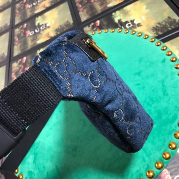 Gucci GG Velvet Replica Belt Bag - Style 574968 - Image 7