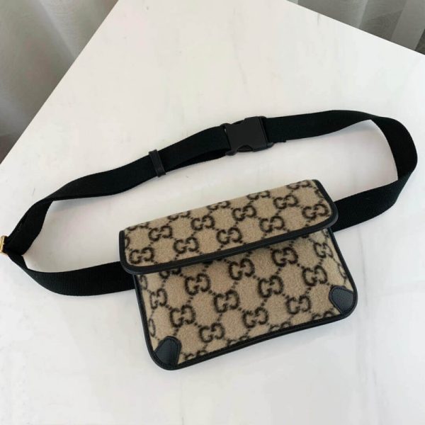 Gucci GG Wool Belt Bag Replica, Stylish & Compact Design - Image 5