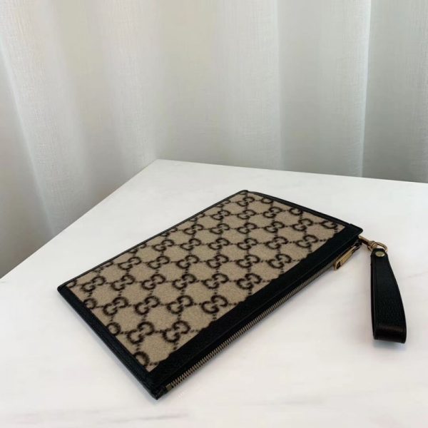 Replica Gucci GG Wool Pouch – Premium Fashion Accessory - Image 4