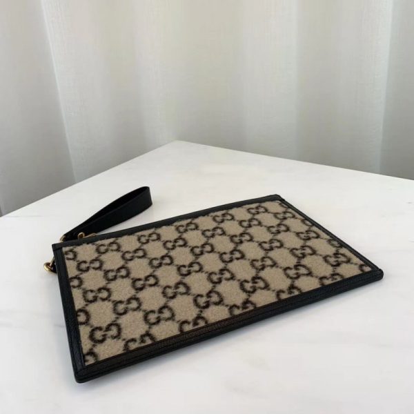 Replica Gucci GG Wool Pouch – Premium Fashion Accessory - Image 5