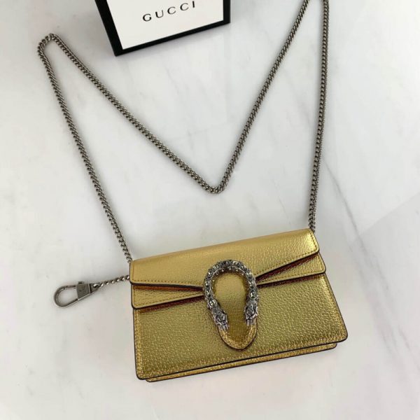 Replica Gucci Gold Dionysus Mini 476432 Bag - Image 6