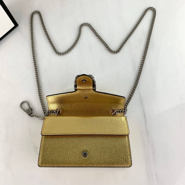 Replica Gucci Gold Dionysus Mini 476432 Bag - Image 7