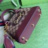 Best Replicas Bags - Replica Gucci Horsebit 1955 Mini Bag in Burgundy GG Canvas Shop For Best Louis Vuitton LV Replica Bags With Cheap Price