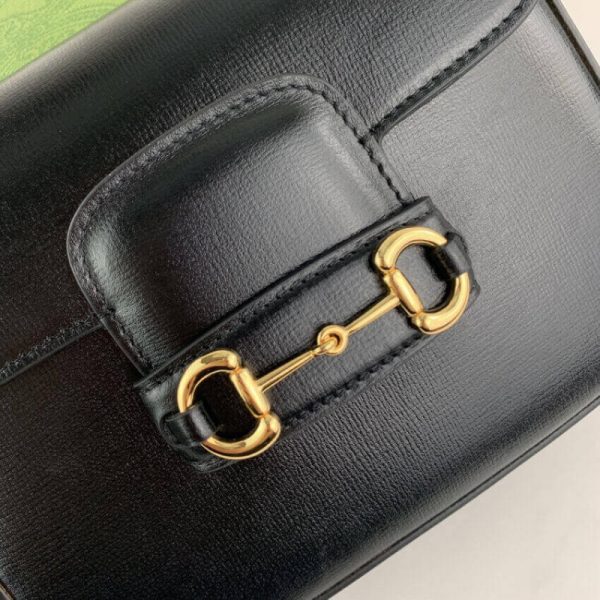 Replica Gucci Horsebit 1955 Mini Bag in Black - Image 12