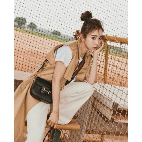Replica Gucci Horsebit 1955 Mini Bag in Black - Image 3